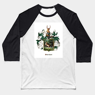 Swarthout Family Coat of Arms and Crest Baseball T-Shirt